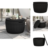 Vidaxl - 3-in-1 Gartenbox Schwarz Polypropylen - Gartendeko - Gartenaufbewahrung - Gartenmöbel - Sitzbank - Outdoor Möbel Vidaxl - 3-in-1 Gartenbox Schwarz Polypropylen - Gartendeko - Gartenaufbewahrung - Gartenmöbel - Sitzbank - Outdoor Möbel von VIDAXL
