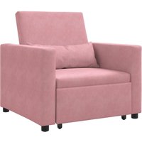 3-in-1 Schlafsofa Rosa Samt Vidaxl 3-in-1 Schlafsofa Rosa Samt Vidaxl von VIDAXL