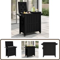 3-in-1 Servierwagen Schwarz Polypropylen - Servierwagen - Getränkewagen - Outdoor Küche - Kühlung - Partyservice 3-in-1 Servierwagen Schwarz Polypropylen - Servierwagen - Getränkewagen - Outdoor Küche - Kühlung - Partyservice von VIDAXL