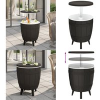 3-in-1 Tisch mit Eiskühler Schwarz Polypropylen - Gartentisch - Kühlttisch - Partytisch - Outdoortisch - Esstisch - Home & Living 3-in-1 Tisch mit Eiskühler Schwarz Polypropylen - Gartentisch - Kühlttisch - Partytisch - Outdoortisch - Esstisch - Home & Living von VIDAXL