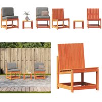 3-tlg. Garten-Lounge-Set Wachsbraun Massivholz Kiefer - Gartenmöbel - Kiefernholzmöbel - Loungesessel - Gartenloungeset - Esstisch - Home & Living 3-tlg. Garten-Lounge-Set Wachsbraun Massivholz Kiefer - Gartenmöbel - Kiefernholzmöbel - Loungesessel - Gartenloungeset - Esstisch - Home & Living von VIDAXL