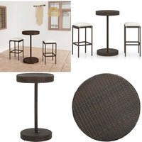 3-tlg. Gartenbar-Set mit Kissen Poly Rattan Braun - Gartenbar Set - Outdoor Möbel - Rattan Gartenmöbel - Balkonmöbel - Terrasse - Home & Living 3-tlg. Gartenbar-Set mit Kissen Poly Rattan Braun - Gartenbar Set - Outdoor Möbel - Rattan Gartenmöbel - Balkonmöbel - Terrasse - Home & Living von VIDAXL