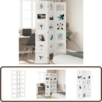 3-tlg. Raumteiler Weiß Massivholz Paulownia - Raumteiler - Holzparavent - Paulowniaholzmöbel - Dekorative Raumteilung - Privatsphäre Schaffen 3-tlg. Raumteiler Weiß Massivholz Paulownia - Raumteiler - Holzparavent - Paulowniaholzmöbel - Dekorative Raumteilung - Privatsphäre Schaffen von VIDAXL