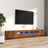 3-tlg. TV-Schrank-Set LED-Leuchten Räuchereiche Holzwerkstoff - Vidaxl 3-tlg. TV-Schrank-Set LED-Leuchten Räuchereiche Holzwerkstoff - Vidaxl von VIDAXL