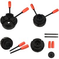 4-Backen-Drechselfutter mit M33 Aufnahme Stahl 100 mm - Spannfutter - Drechselfutter - Home & Living von VIDAXL