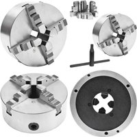 4-Backen-Drehfutter Selbstzentrierend 200 mm Stahl - Drehfutter - Backenfutter - Home & Living von VIDAXL