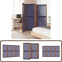 4-tlg. Paravent Dunkelblau 280x180 cm - Raumteiler - Paravent - Trennwand - Wohnzimmerdeko - Gartenmöbel 4-tlg. Paravent Dunkelblau 280x180 cm - Raumteiler - Paravent - Trennwand - Wohnzimmerdeko - Gartenmöbel von VIDAXL
