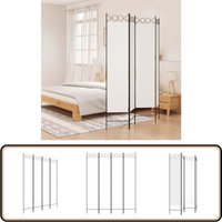 4-tlg. Paravent Weiß 160x200 cm Stoff - Paravent - Raumteiler - Trennwandsystem - Wohnraumgestaltung - Privacy Screen von VIDAXL