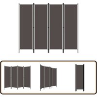 4-tlg. Raumteiler Anthrazit 200x180 cm - Raumteiler - Zimmerabtrennung - Sichtschutz - Dekorationsartikel - Anthrazit von VIDAXL