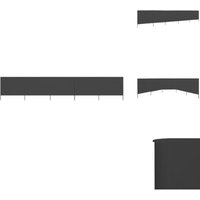 5-teiliges Windschutzgewebe 600 x 160 cm Anthrazit - Windschutz - Faltwand - Sichtschutz - Gartenzubehör - Sonnenschutz 5-teiliges Windschutzgewebe 600 x 160 cm Anthrazit - Windschutz - Faltwand - Sichtschutz - Gartenzubehör - Sonnenschutz von VIDAXL