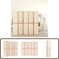 5-tlg. Paravent Japanischer Stil Faltbar 200x170 cm - Raumteiler - Shoji Design - Holzraumteiler - Faltbarer Raumteiler - Japanische Einrichtung 5-tlg. Paravent Japanischer Stil Faltbar 200x170 cm - Raumteiler - Shoji Design - Holzraumteiler - Faltbarer Raumteiler - Japanische Einrichtung von VIDAXL