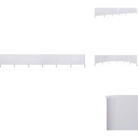 6-teiliges Windschutzgewebe 800 x 160 cm Sandweiß - Windschutz - Sonnenblende - Gartenzubehör - Sichtschutz - Privacy Screen 6-teiliges Windschutzgewebe 800 x 160 cm Sandweiß - Windschutz - Sonnenblende - Gartenzubehör - Sichtschutz - Privacy Screen von VIDAXL
