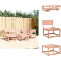 6-tlg. Garten-Sofagarnitur Massivholz Douglasie - Gartenmöbeln - Gartenmöbelset - Lounge Set - Esszimmergarnitur - Terrassenmöbel 6-tlg. Garten-Sofagarnitur Massivholz Douglasie - Gartenmöbeln - Gartenmöbelset - Lounge Set - Esszimmergarnitur - Terrassenmöbel von VIDAXL