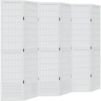 6-tlg. Raumteiler Weiß Massivholz Paulownia Vidaxl 790084 6-tlg. Raumteiler Weiß Massivholz Paulownia Vidaxl 790084 von VIDAXL