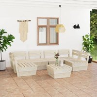 7-tlg. Garten-Paletten-Lounge-Set Imprägniertes Fichtenholz - Vidaxl 7-tlg. Garten-Paletten-Lounge-Set Imprägniertes Fichtenholz - Vidaxl von VIDAXL