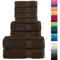 8 tlg. Premium-Handtuch-Set solund Braun 600 g/m² Vidaxl 8 tlg. Premium-Handtuch-Set solund Braun 600 g/m² Vidaxl von VIDAXL