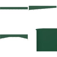 9-teiliges Windschutzgewebe 1200 x 120 cm Grün - Windschutz - Faltwand - Sichtschutz - Gartenzubehör - Windabweiser - Home & Living von VIDAXL