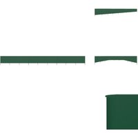 9-teiliges Windschutzgewebe 1200 x 120 cm Grün - Windschutz - Faltwand - Sichtschutz - Gartenzubehör - Windabweiser 9-teiliges Windschutzgewebe 1200 x 120 cm Grün - Windschutz - Faltwand - Sichtschutz - Gartenzubehör - Windabweiser von VIDAXL