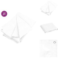 Vidaxl - Abdeckplane 180 g/m² 8x12 m Weiß hdpe - Abdeckplane - Plane - Schutzhülle - hdpe - Wasserfeste Plane Vidaxl - Abdeckplane 180 g/m² 8x12 m Weiß hdpe - Abdeckplane - Plane - Schutzhülle - hdpe - Wasserfeste Plane von VIDAXL