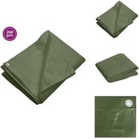 Abdeckplane 260 g/m² 6x8 m Grün hdpe - Abdeckplane - Plane - Schutzhülle - Gartenabdeckung - hdpe Abdeckplane 260 g/m² 6x8 m Grün hdpe - Abdeckplane - Plane - Schutzhülle - Gartenabdeckung - hdpe von VIDAXL