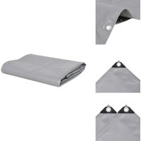 Abdeckplane 650 g/m² 3x6 m Grau - Abdeckplane - Plane - Wasserdichter Überzug - Schutzhülle - Gartendecke Abdeckplane 650 g/m² 3x6 m Grau - Abdeckplane - Plane - Wasserdichter Überzug - Schutzhülle - Gartendecke von VIDAXL