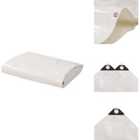 Abdeckplane 650 g/m² 4x4 m Weiß - Abdeckplane - Plane - Wasserdichter Überzug - Schutzhülle - Outdoor Plane Abdeckplane 650 g/m² 4x4 m Weiß - Abdeckplane - Plane - Wasserdichter Überzug - Schutzhülle - Outdoor Plane von VIDAXL