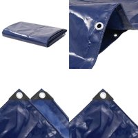 Abdeckplane 650 g/m² 4x6 m Blau - Abdeckplane - Plane - Wasserdichter Überzug - Schutzhülle - Outdoor Plane - Home & Living von VIDAXL