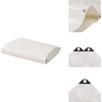 Vidaxl - Abdeckplane 650 g/m² 4x6 m Weiß - Abdeckplane - Plane - Wasserdichter Überzug - Schutzhülle - Outdoor Plane Vidaxl - Abdeckplane 650 g/m² 4x6 m Weiß - Abdeckplane - Plane - Wasserdichter Überzug - Schutzhülle - Outdoor Plane von VIDAXL