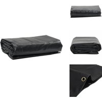 Abdeckplane Anthrazit 4x4 m 600 g/m² - Abdeckplane - Planen - Wasserdichte Plane - Wetterfeste Plane - Campingplane von VIDAXL