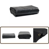 Abdeckplane Anthrazit 4x5 m 600 g/m² - Abdeckplane - Planen - Wasserdichte Plane - Wetterfeste Plane - Campingplane von VIDAXL