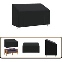 Abdeckung für 3-Sitzer-Bank Schwarz 165x70x65/94 cm 420D Oxford - Gartendecke - Gartenstuhlschutz - Möbelüberdachung - Wetterfeste Überdeckung Abdeckung für 3-Sitzer-Bank Schwarz 165x70x65/94 cm 420D Oxford - Gartendecke - Gartenstuhlschutz - Möbelüberdachung - Wetterfeste Überdeckung von VIDAXL