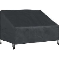 Abdeckung für Gartenbank 130 x 95 x 40 / 80 cm 600D-Gewebe vidaXL von VIDAXL