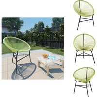 Acapulco-Gartenstuhl Poly Rattan Grün - Gartenstuhl - Rattansessel - Outdoor Möbel - Balkonmöbel - Terrassenstuhl Acapulco-Gartenstuhl Poly Rattan Grün - Gartenstuhl - Rattansessel - Outdoor Möbel - Balkonmöbel - Terrassenstuhl von VIDAXL