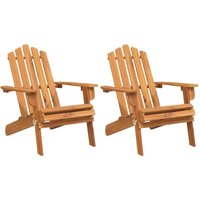 Vidaxl - Adirondack-Gartenstühle 2 Stk. Massivholz Akazie Vidaxl - Adirondack-Gartenstühle 2 Stk. Massivholz Akazie von VIDAXL