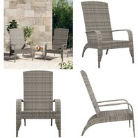 Adirondack-Gartenstuhl Grau Poly Rattan - Adirondack Sessel - Gartenstuhl - Lounge Chair - Rattan Möbel - Gartenmöbel Aus Kunststoff - Home & Living Adirondack-Gartenstuhl Grau Poly Rattan - Adirondack Sessel - Gartenstuhl - Lounge Chair - Rattan Möbel - Gartenmöbel Aus Kunststoff - Home & Living von VIDAXL