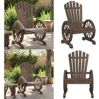Adirondack-Gartenstuhl Massivholz Tanne - Gartenstuhl - Holz Gartenstuhl - Adirondack Stuhl - Outdoor Möbel - Gartenmöbel Set - Home & Living von VIDAXL
