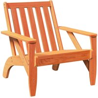 Adirondack-Gartenstuhl Wachsbraun 75x77x77 cm Massivholz Kiefer vidaXL von VIDAXL