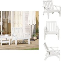 Adirondack-Gartenstuhl Weiß 75x77x77 cm Massivholz Kiefer - Adirondack-Gartenstuhl - Adirondack-Gartenstühle - Gartenstuhl - Relaxstuhl Adirondack-Gartenstuhl Weiß 75x77x77 cm Massivholz Kiefer - Adirondack-Gartenstuhl - Adirondack-Gartenstühle - Gartenstuhl - Relaxstuhl von VIDAXL