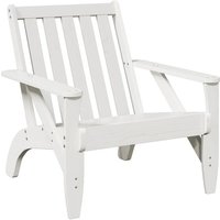 Adirondack-Gartenstuhl Weiß 75x77x77 cm Massivholz Kiefer Vidaxl 578063 von VIDAXL