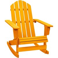 Adirondack-Schaukelstuhl Massivholz Tanne Orange Vidaxl von VIDAXL