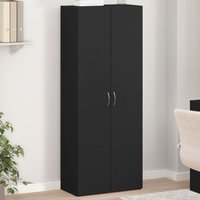 Aktenschrank Schwarz 60x32x153 cm Holzwerkstoff - Vidaxl Aktenschrank Schwarz 60x32x153 cm Holzwerkstoff - Vidaxl von VIDAXL