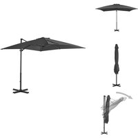 Ampelschirm mit Aluminium-Mast 250x250 cm Anthrazit - Sonnenschirm - Gartenmöbel - Outdoor Möbel - Aluminiumschirm - Markise Ampelschirm mit Aluminium-Mast 250x250 cm Anthrazit - Sonnenschirm - Gartenmöbel - Outdoor Möbel - Aluminiumschirm - Markise von VIDAXL