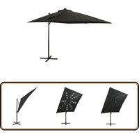 Ampelschirm mit LED-Beleuchtung 250 cm Schwarz - Sonnenschirm - Markise - Gartenmöbel - Außenbeleuchtung - LED-Licht Ampelschirm mit LED-Beleuchtung 250 cm Schwarz - Sonnenschirm - Markise - Gartenmöbel - Außenbeleuchtung - LED-Licht von VIDAXL