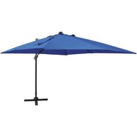 Vidaxl - Ampelschirm mit LED-Beleuchtung 300 cm Azurblau von VIDAXL