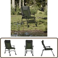 Angelstuhl mit Armlehnen Klappbar Grün - Angelsegel - Klappbarer Stuhl - Gartenstuhl - Outdoor Möbel - Campingstuhl Angelstuhl mit Armlehnen Klappbar Grün - Angelsegel - Klappbarer Stuhl - Gartenstuhl - Outdoor Möbel - Campingstuhl von VIDAXL