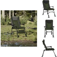 Angelstuhl mit Armlehnen Klappbar Grün - Angelsegel - Klappbarer Stuhl - Gartenstuhl - Outdoor Möbel - Campingstuhl Angelstuhl mit Armlehnen Klappbar Grün - Angelsegel - Klappbarer Stuhl - Gartenstuhl - Outdoor Möbel - Campingstuhl von VIDAXL