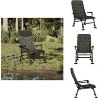 Angelstuhl mit Armlehnen Klappbar Tarnmuster - Angelsegel - Klappbarer Stuhl - Outdoor Sessel - Gartenstuhl - Campingstuhl Angelstuhl mit Armlehnen Klappbar Tarnmuster - Angelsegel - Klappbarer Stuhl - Outdoor Sessel - Gartenstuhl - Campingstuhl von VIDAXL