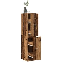 Apothekerschrank Altholz-Optik 30x41x144,5 cm Holzwerkstoff - Vidaxl von VIDAXL