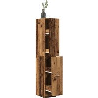 Apothekerschrank Altholz-Optik 30x41x174,5 cm Holzwerkstoff - Vidaxl von VIDAXL