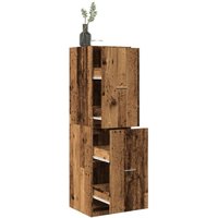 Vidaxl - Apothekerschrank Altholz-Optik 40x41x144,5 cm Holzwerkstoff von VIDAXL
